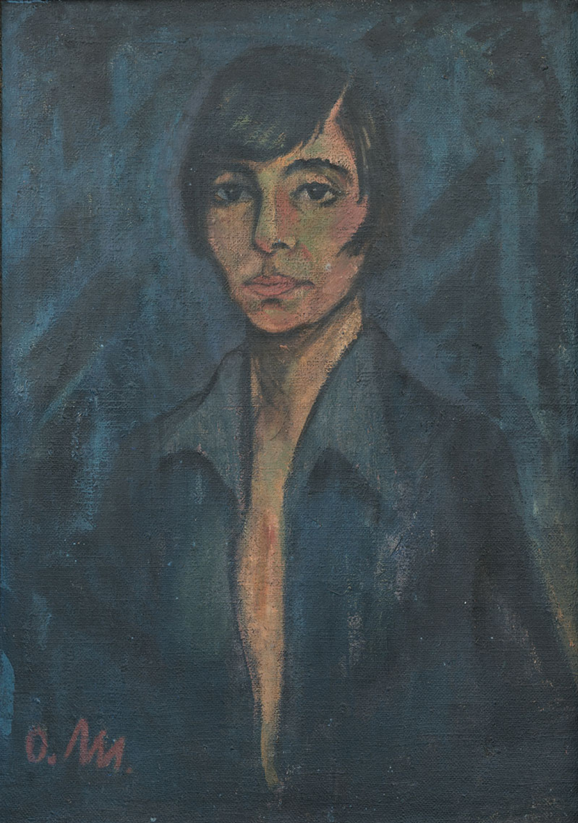 Отто Мюллер. Портрет Машки Мюллер Отто Мюллер. Портрет Машки Мюллер