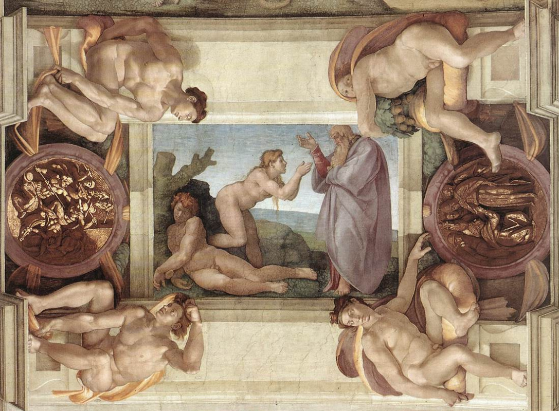 Микеланджело Буонарроти. Сотворение Евы