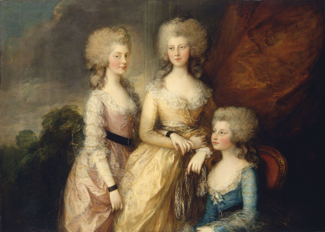 Томас Гейнсборо. Три старшие принцессы: Шарлотта, Августа и Элизабет