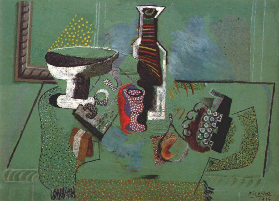 Пабло Пикассо. Зеленый натюрморт