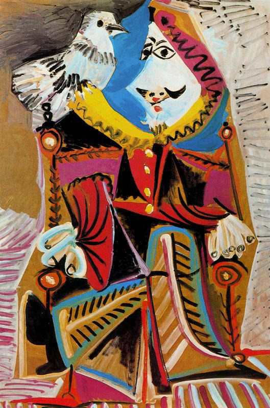 Пабло Пикассо. Мушкетер с голубем