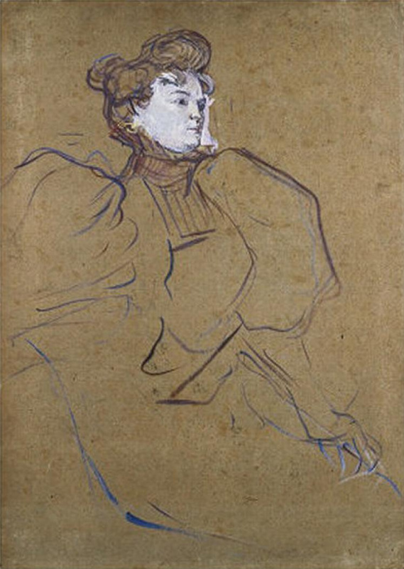 Henri de Toulouse-Lautrec. Madame Natanson