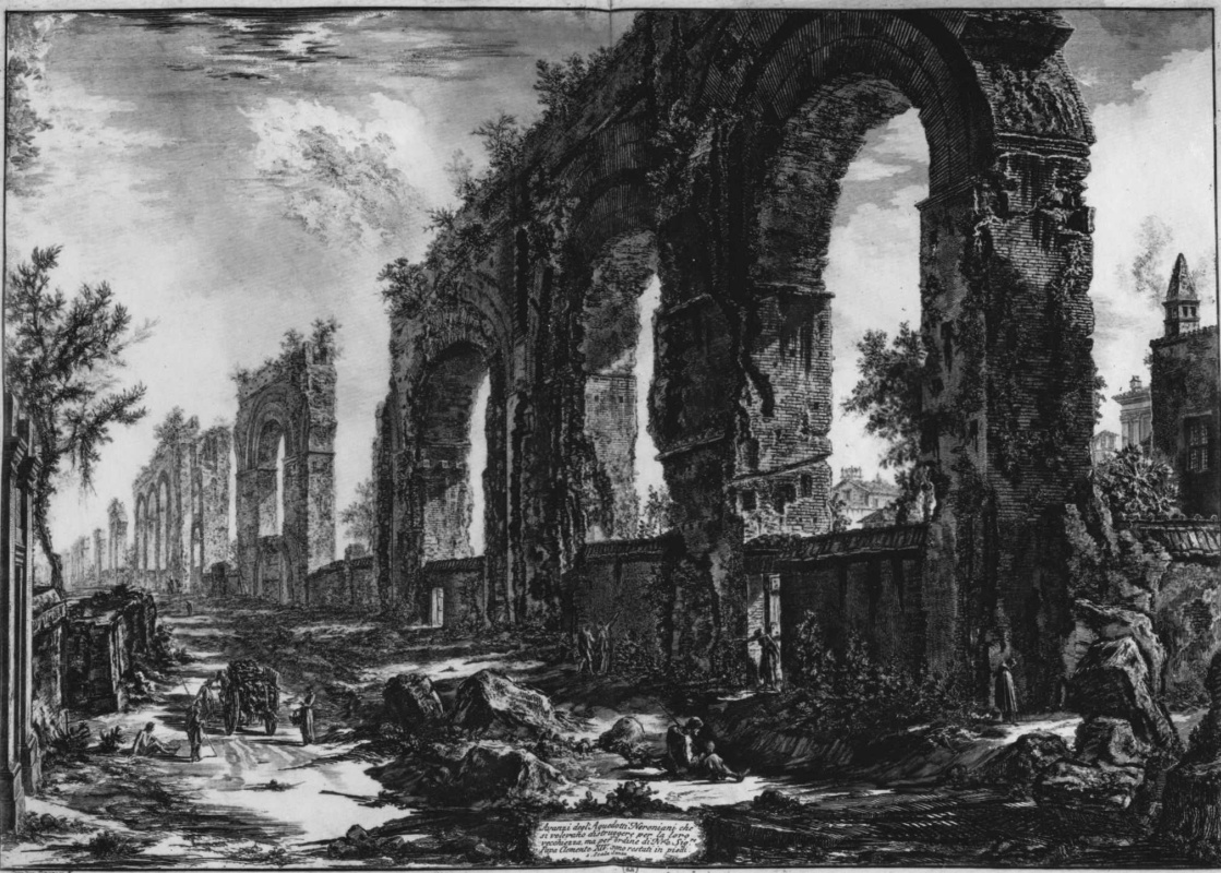Джованни Баттиста Пиранези. Руины акведука Нерона