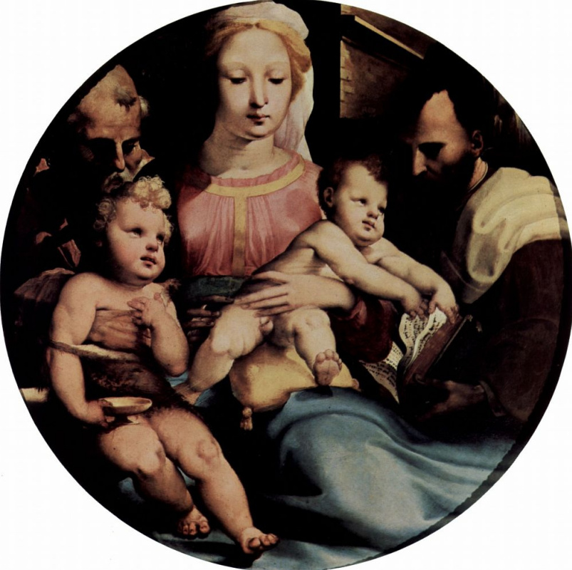 Доменико Беккафуми. Святое семейство с Иоанном Крестителем и донатором