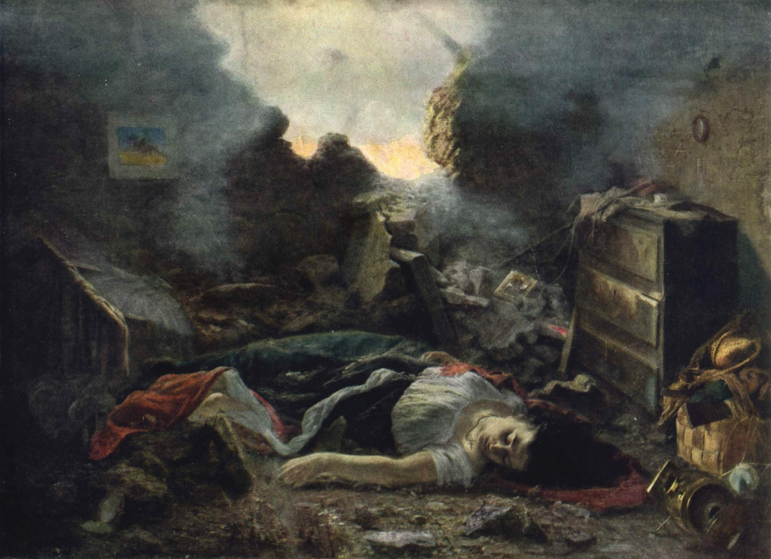 Григорий Григорьевич Мясоедов. В Севастополе в 1854 году.   Харьковский художественный музей, Украина