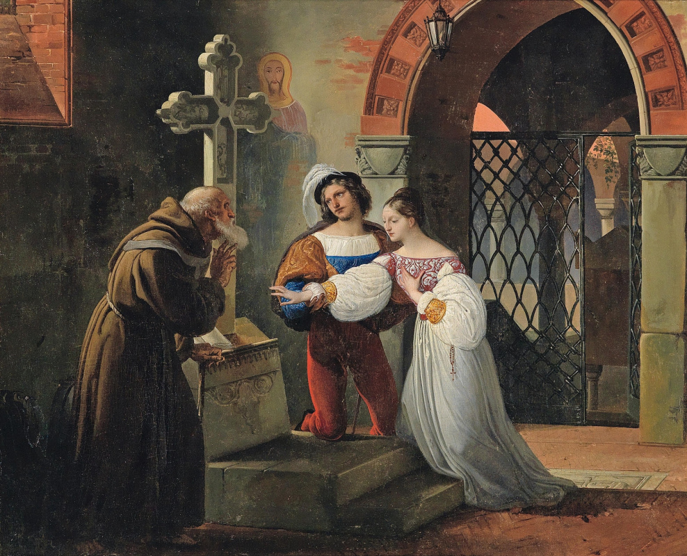 Франческо Айец. Брак Ромео и Джульетты
