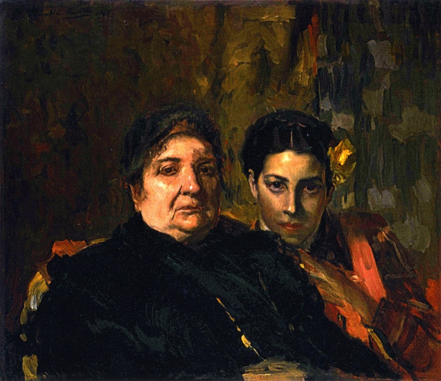 Хоакин Соролья (Соройя). Мария и её бабушка Клотильда