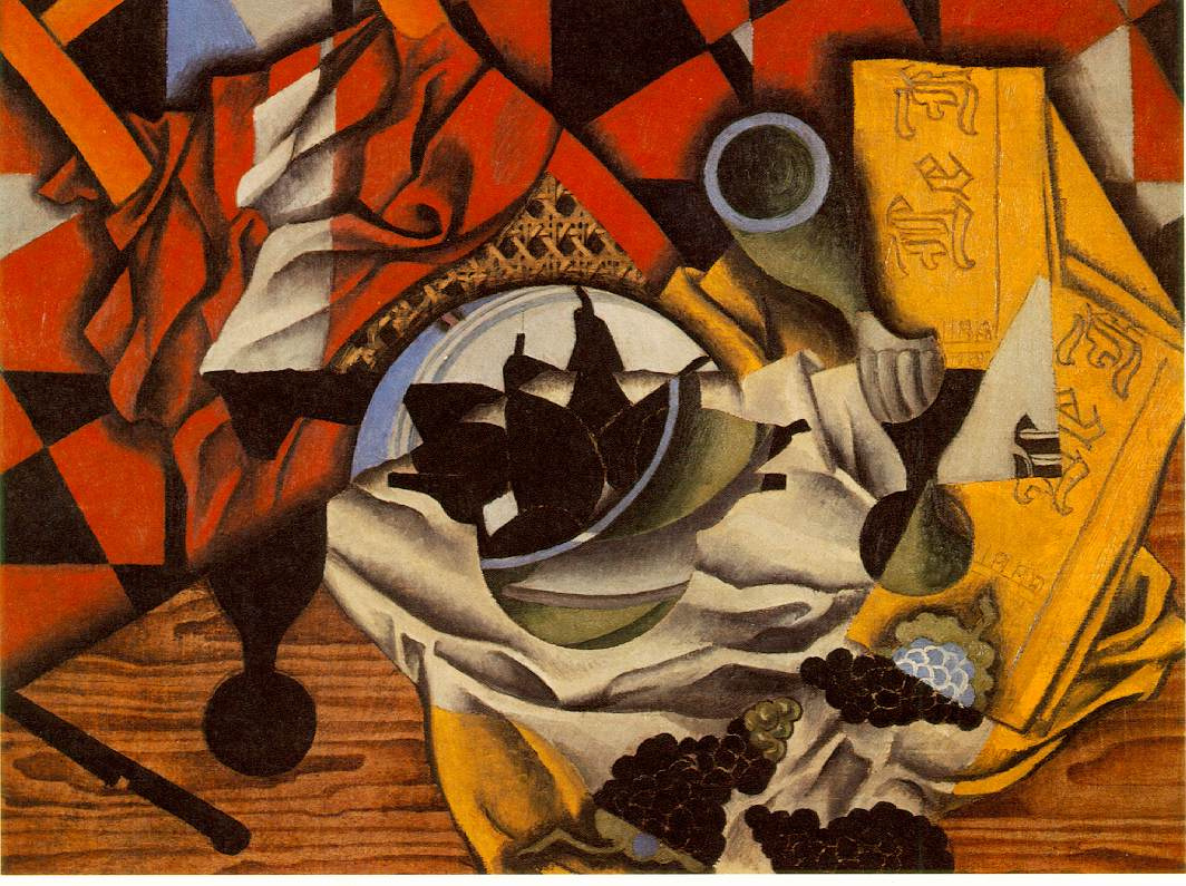 Хуан Грис. Груши и виноград на столе
