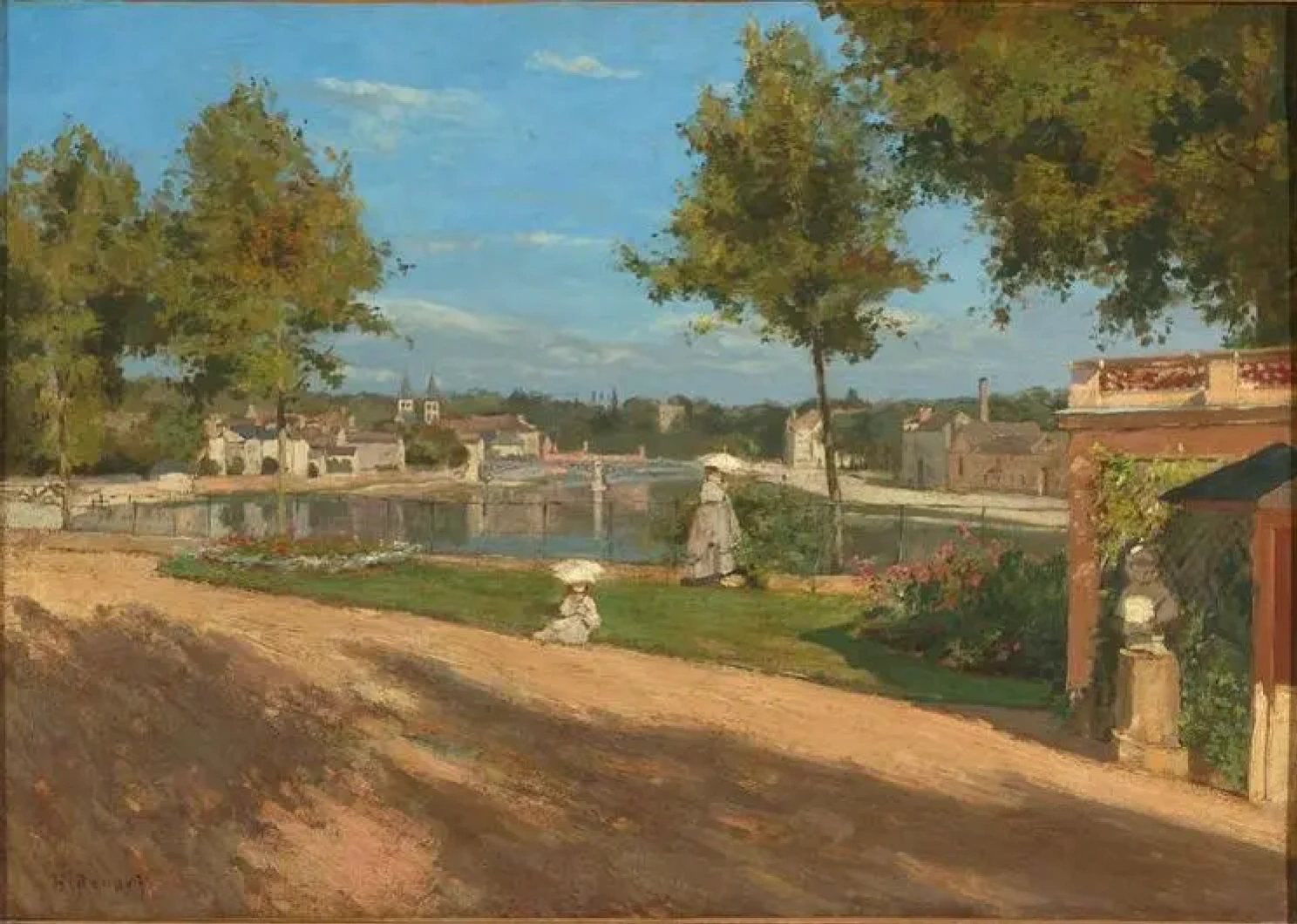 На террасе рядом с Сеной в Мелене Анри Руар1874