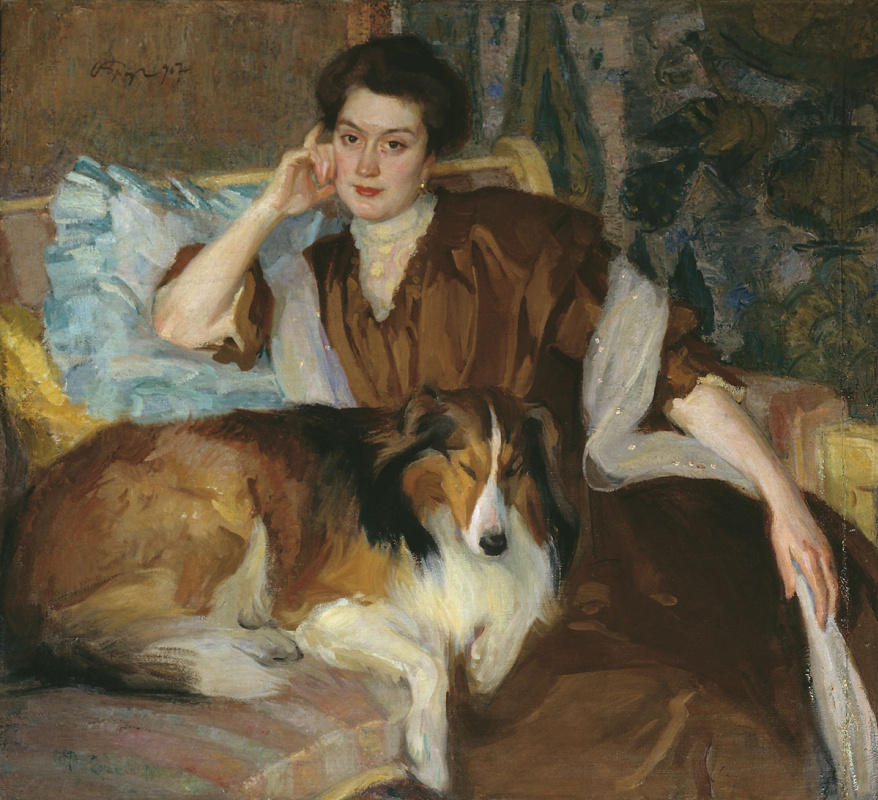 Осип Эммануилович (Иосиф) Браз. Портрет жены. 1907