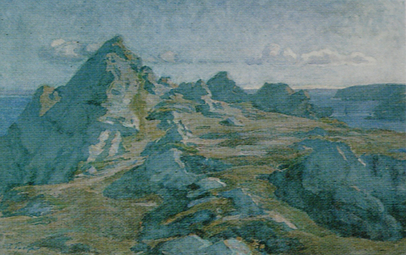 Осип Эммануилович (Иосиф) Браз. Горный пейзаж. Бретань. Около 1912 60х92