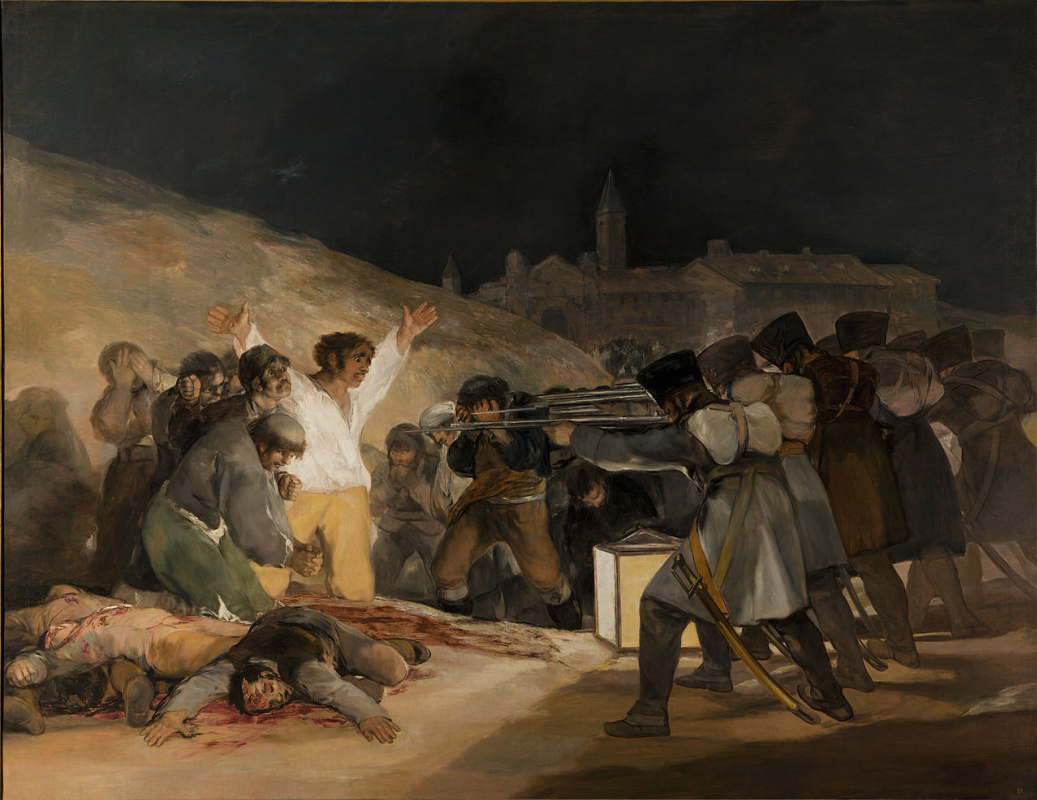 Франсиско Гойя. Расстрел повстанцев 3 мая 1808 года в Мадриде