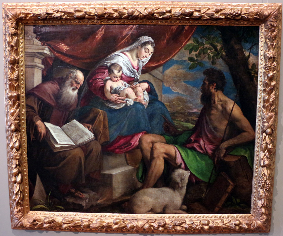 Богородица с Младенцем, Иоанном Крестителем и святым Антонием