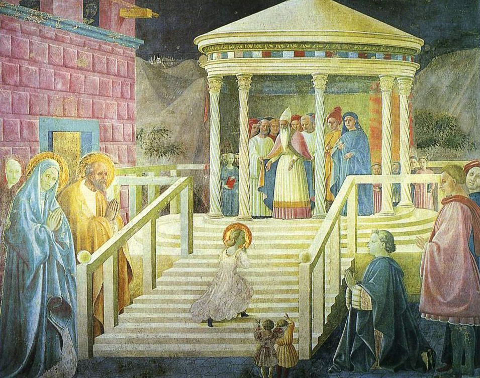 Паоло Уччелло. Введение Марии во храм