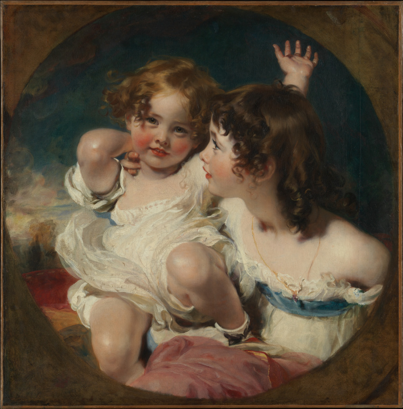 Томас Лоуренс. Дети Калмэди (Эмили (1818–1906) и Лаура Энн (1820–1894))