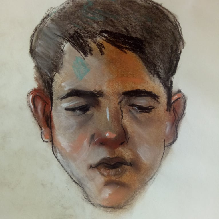 Khachatur Davtyan. Portrait Pastel