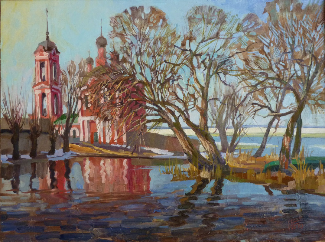 Владимир Шмуратко. Весна на реке Трубеж