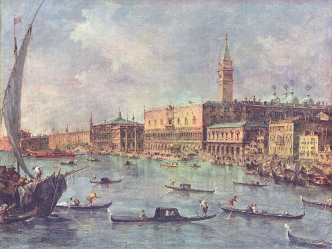 Франческо Гварди. Дворец дожей в Венеции