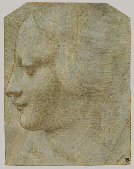 Леонардо да Винчи. Профиль женской головы