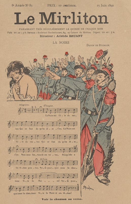 Теофиль-Александр Стейнлен. Иллюстрация для журнала "Мирлитон" № 83, июнь 1892 года