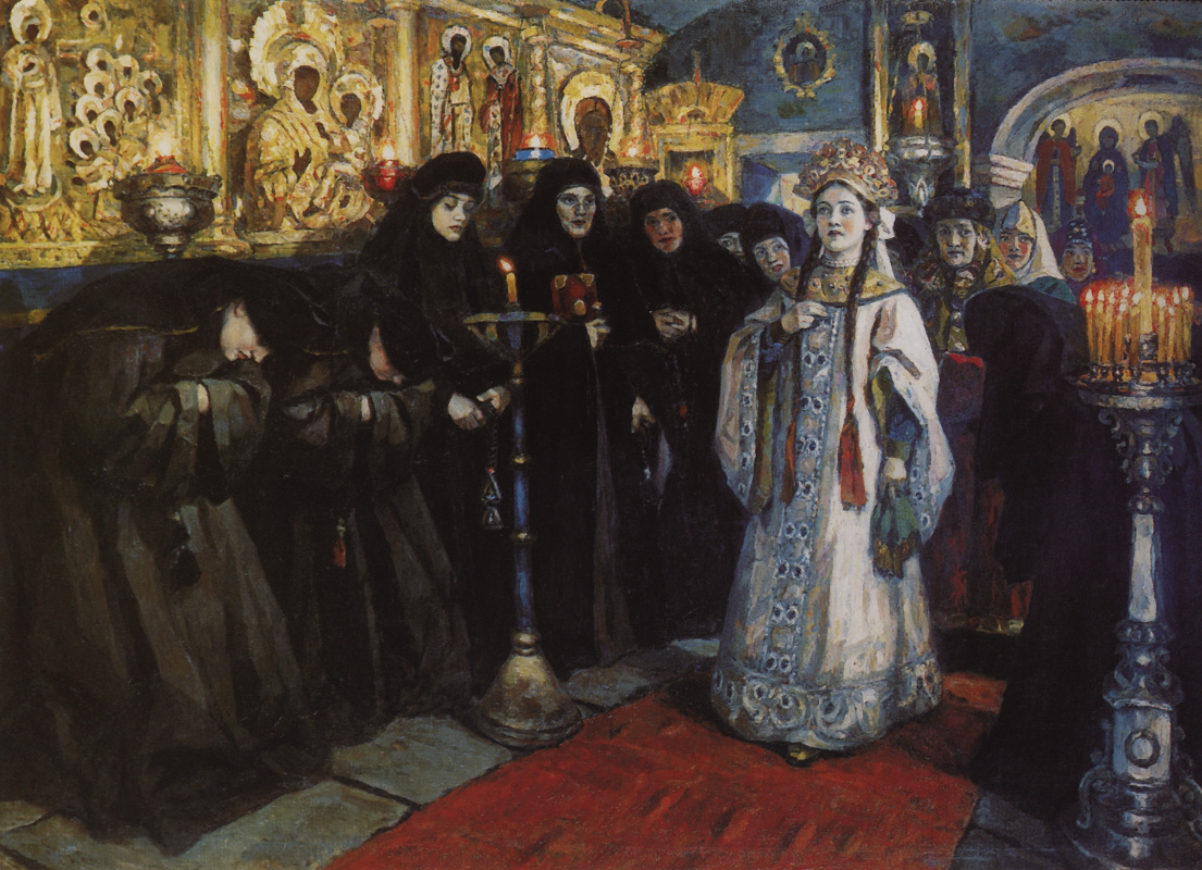 Василий Иванович Суриков. Посещение царевной женского монастыря