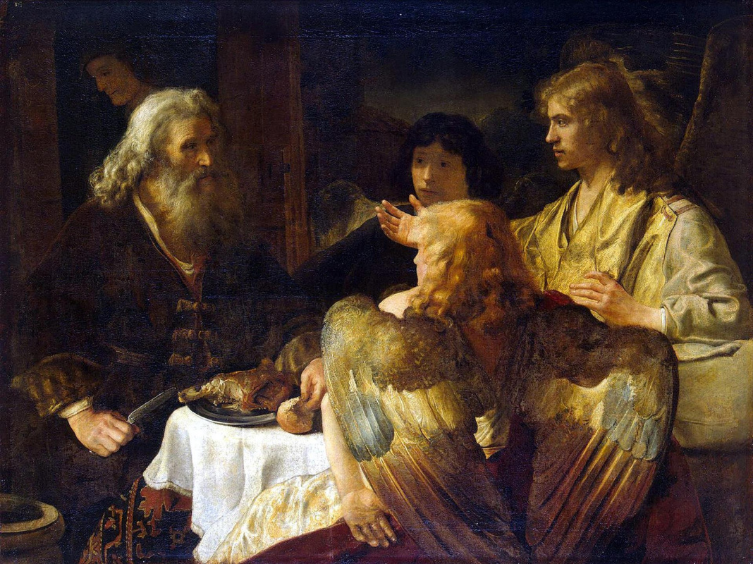 Рембрандт Харменс ван Рейн. Авраам и три ангела