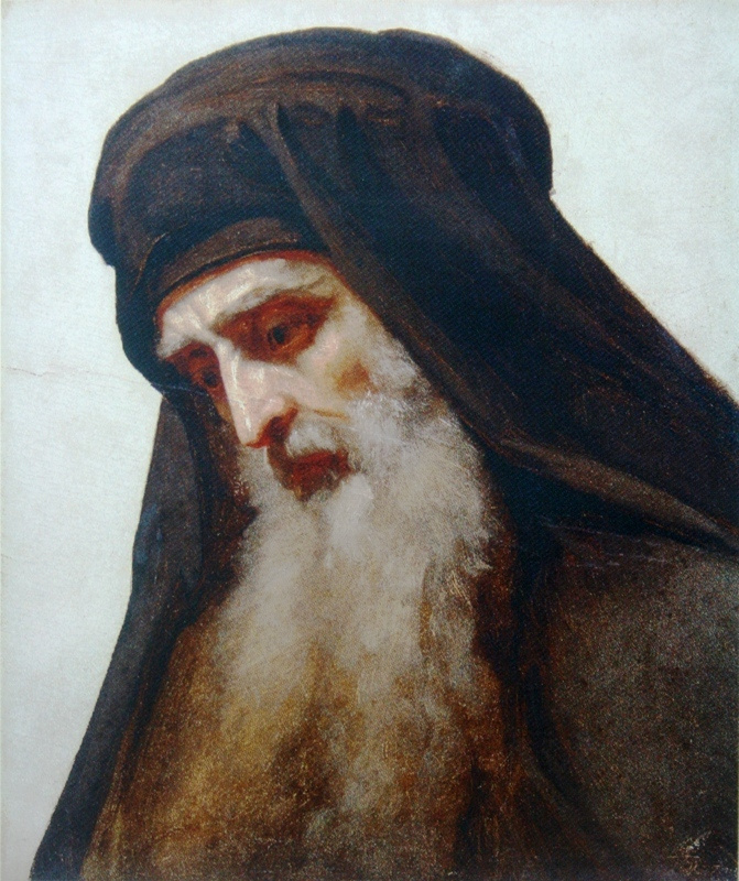 Иван Николаевич Крамской. Голова монаха (Голова старика. Голова апостола)