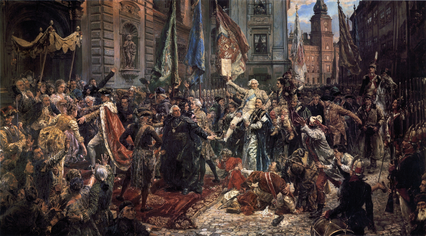 Ян Матейко. Принятие Конституции Польши и Литвы 3 мая 1791 года
