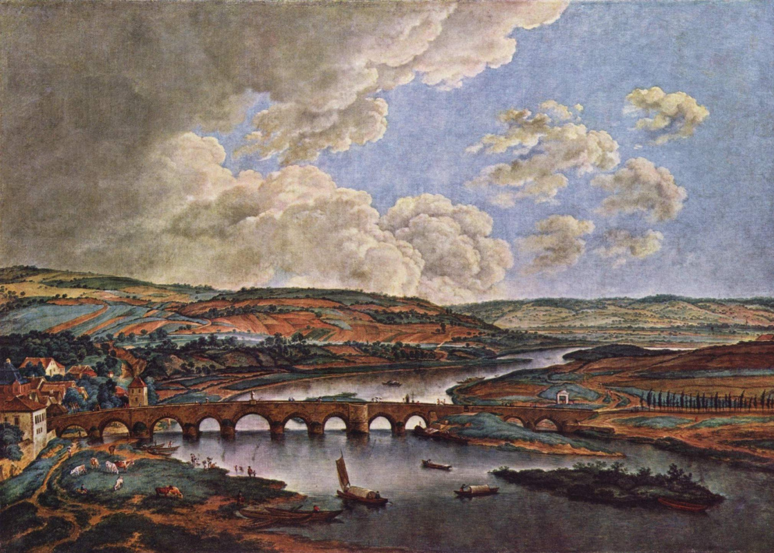 Фердинанд Кобелль. Мост через Майн