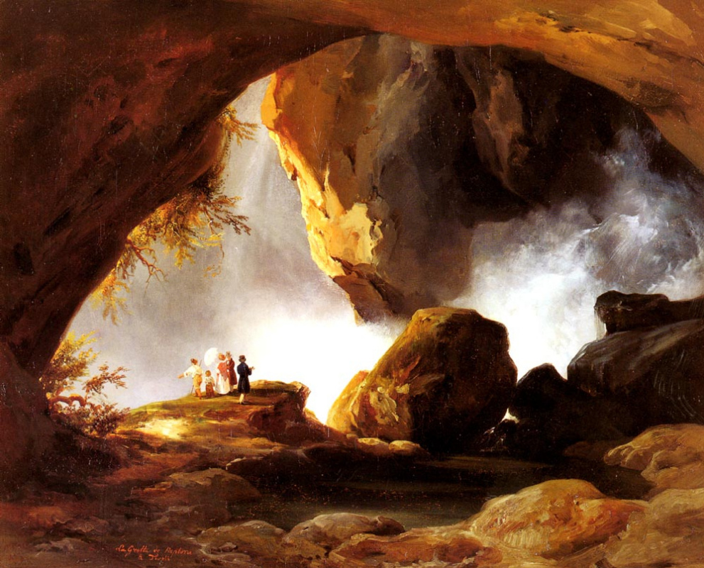 Джозеф Жан Шарль Ремонд. Пещеры Нептуна в Тиволи
