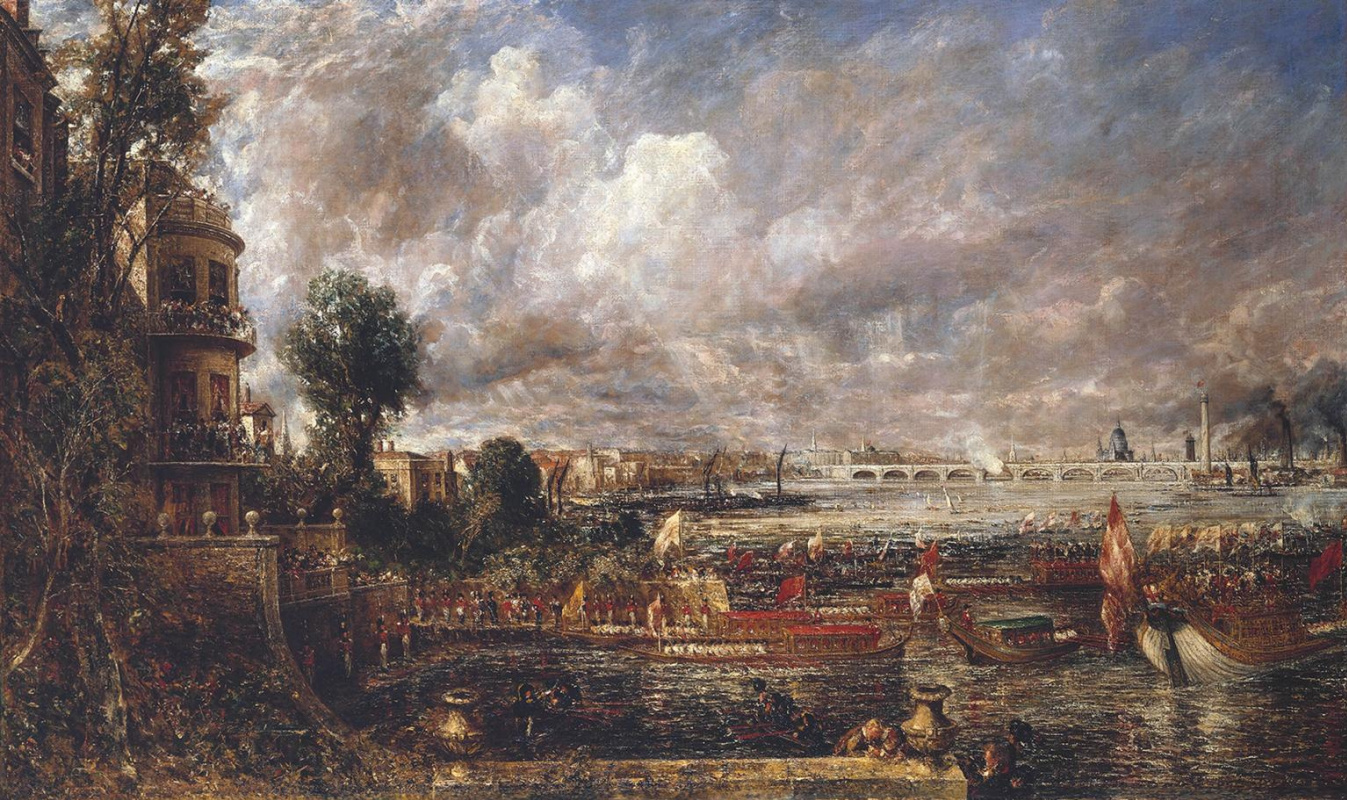 Джон Констебл. Открытие моста Ватерлоо 18 июня 1817 года