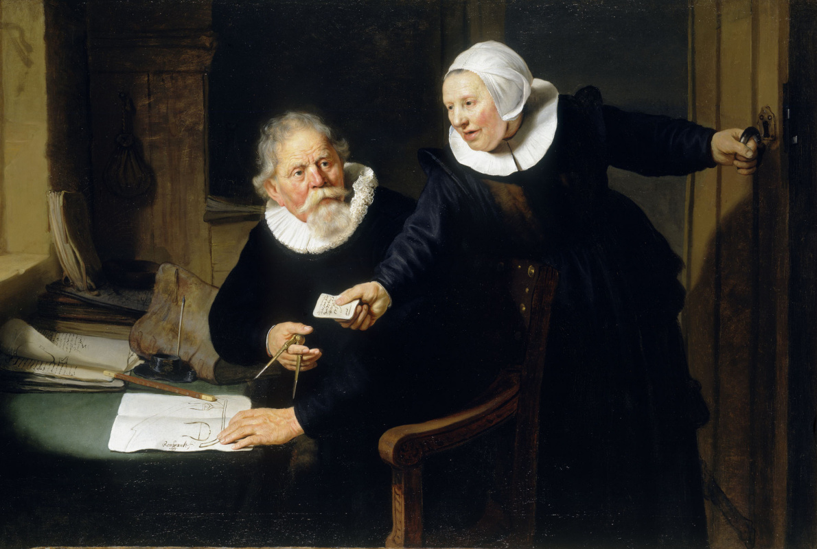 Рембрандт Харменс ван Рейн. Корабел и его жена, или Ян Риксен и его жена Грит Янс