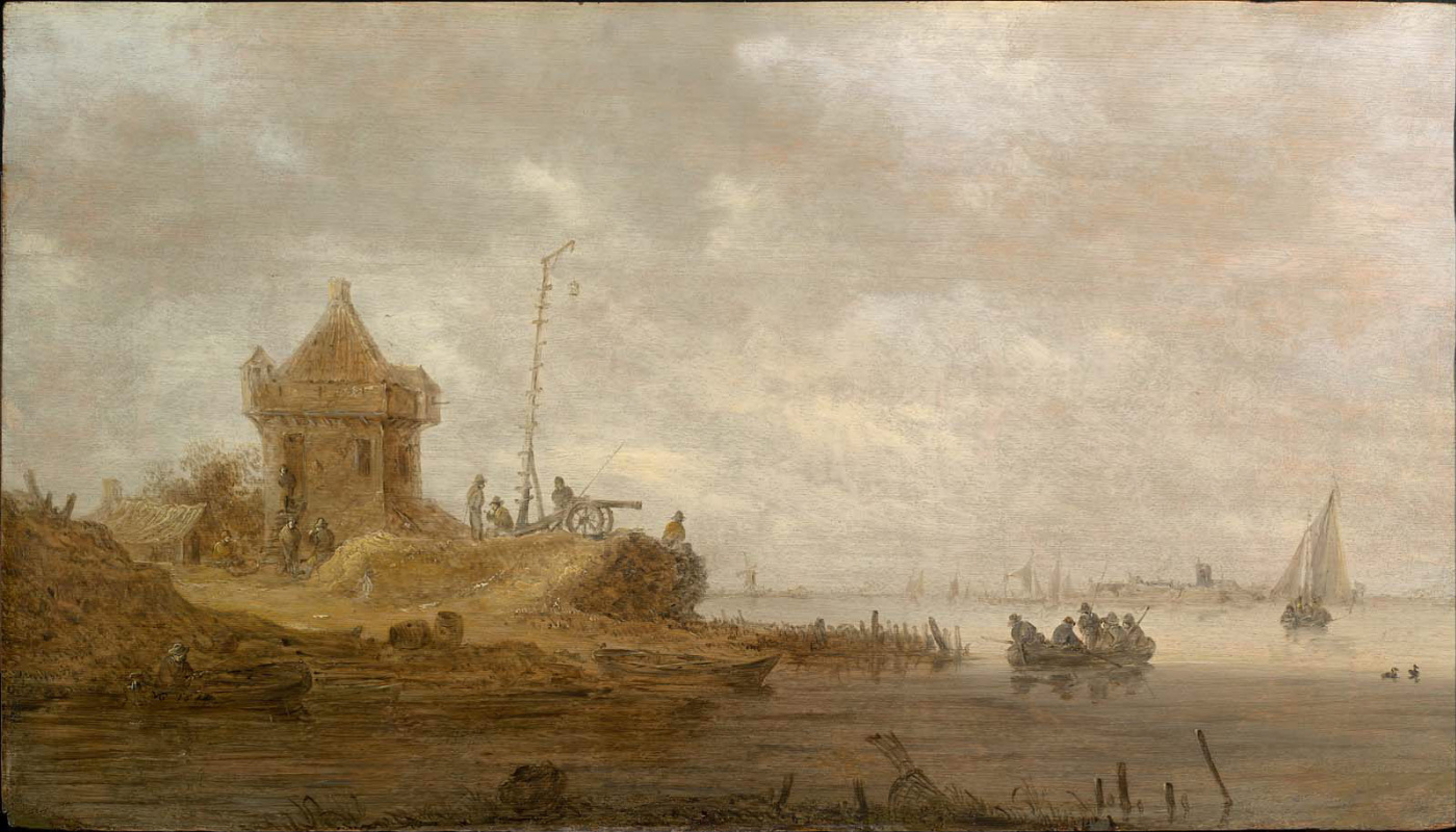 Ян ван Гойен. Форт на реке