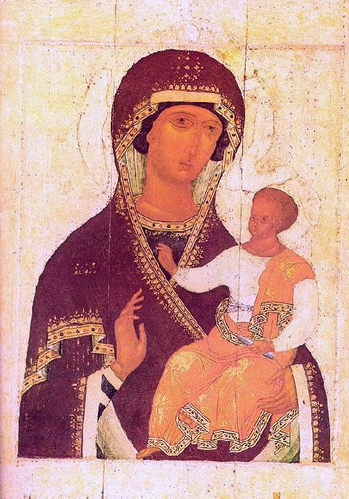 Иконопись. Богородица с младенцем