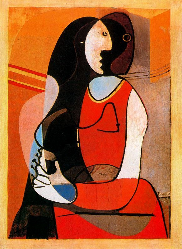 Пабло Пикассо. Сидящая женщина