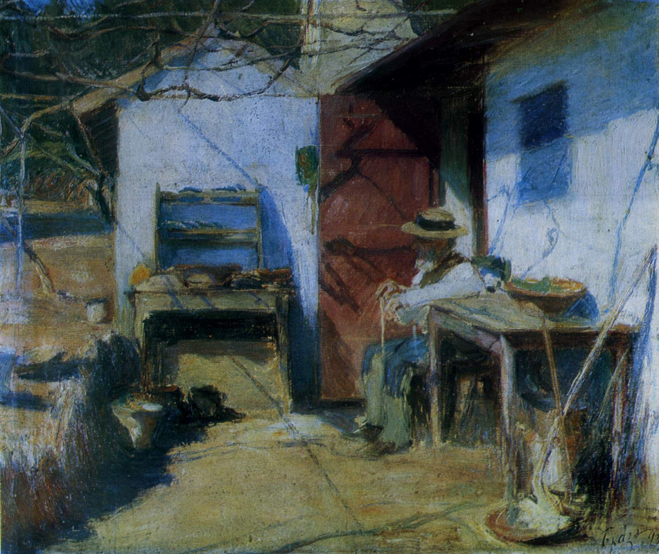 Осип (Иосиф) Иммануилович Браз. На даче. 1893
