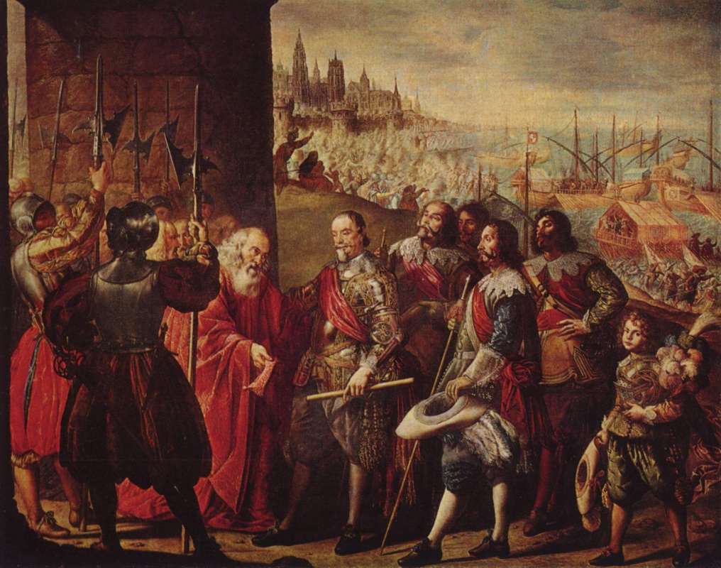 Антонио де Переда-и-Сальгадо. Спасение Генуи маркизом Санта Крус