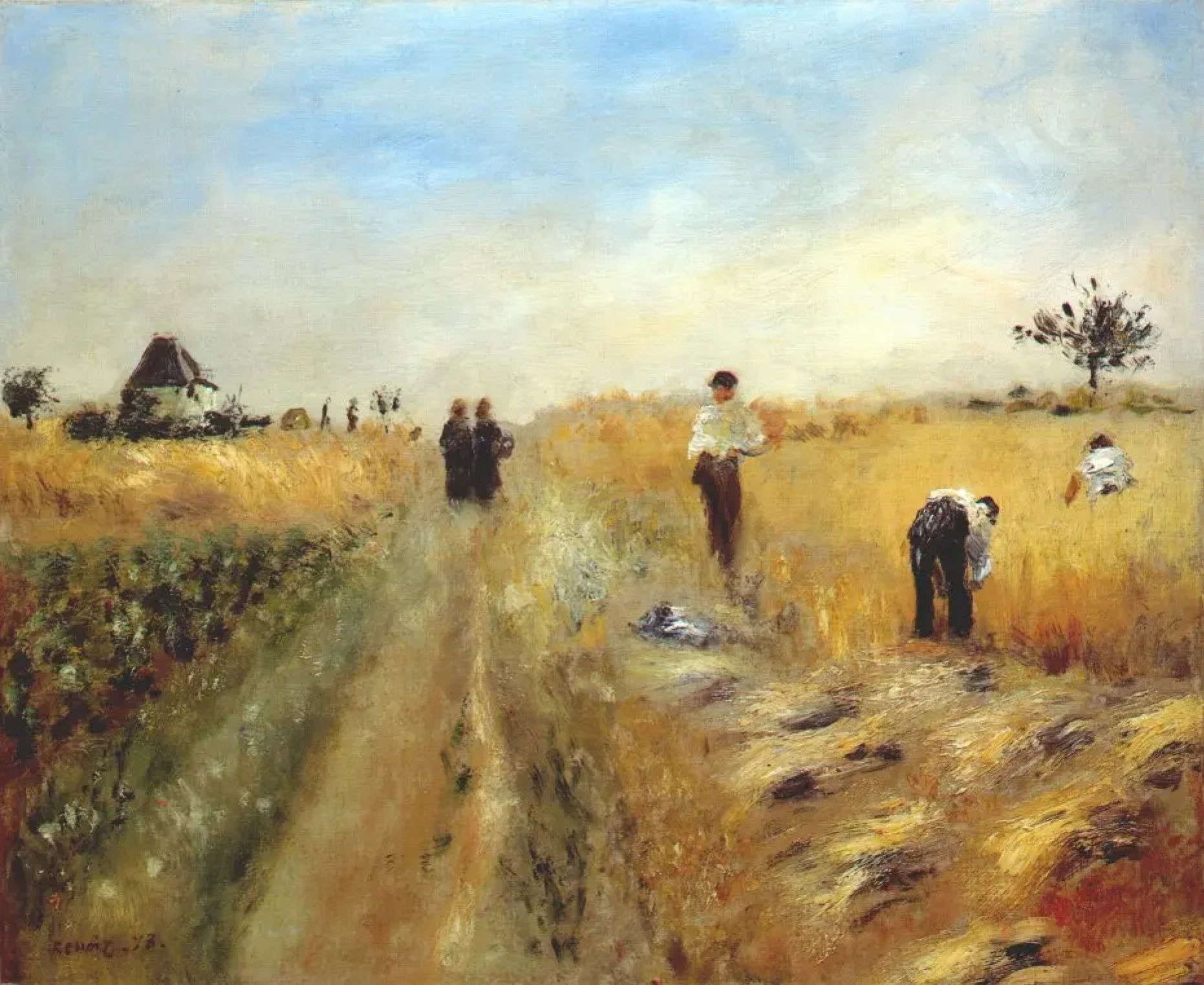 Жнецы Пьер Огюст Ренуар 1873, 60×74 см