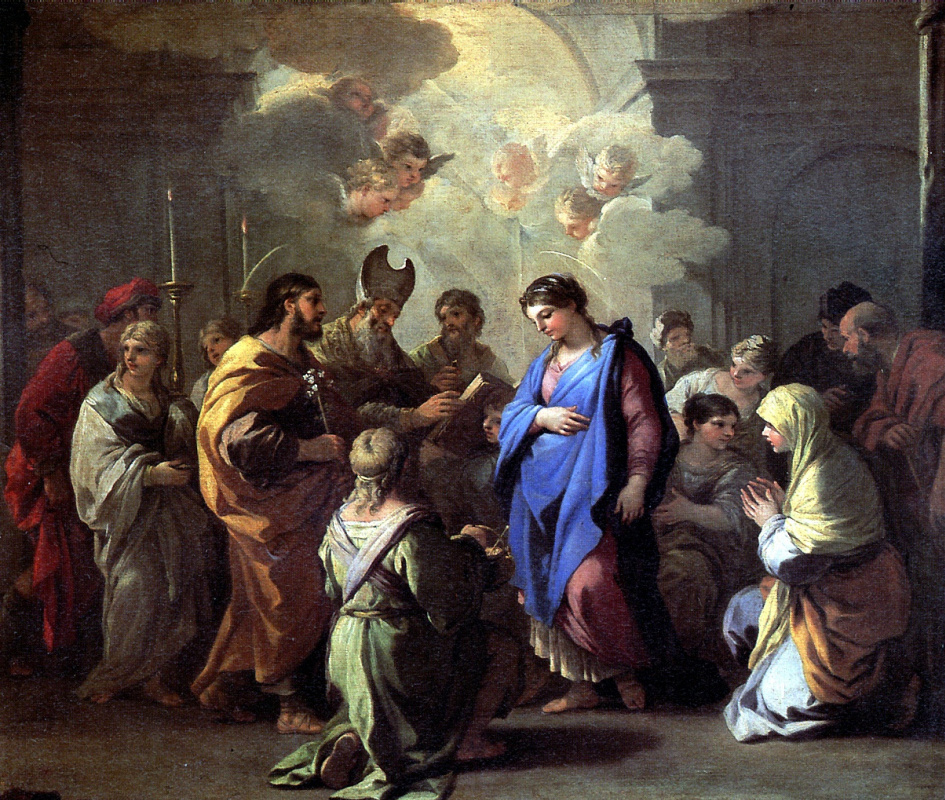 Лука Джордано. Обручение Марии с Иосифом
