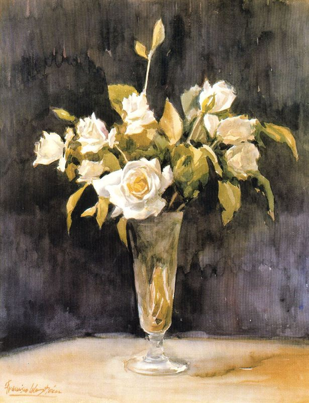 Франсиско Себастьян. Белые цветы