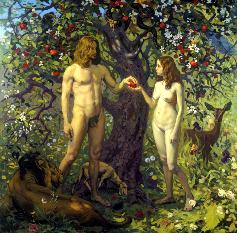 Павел Попов. Адам и Ева