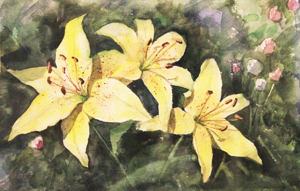 Анастасия. Жёлтые лилии