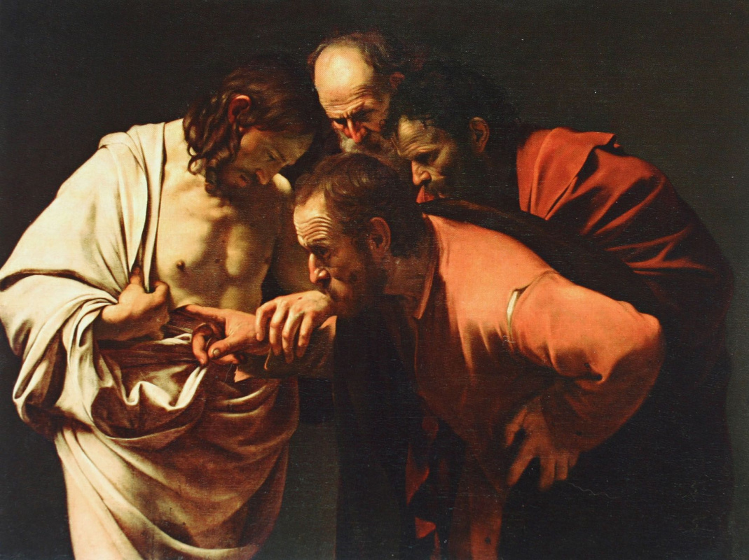 Микеланджело Меризи де Караваджо. Неверие апостола Фомы