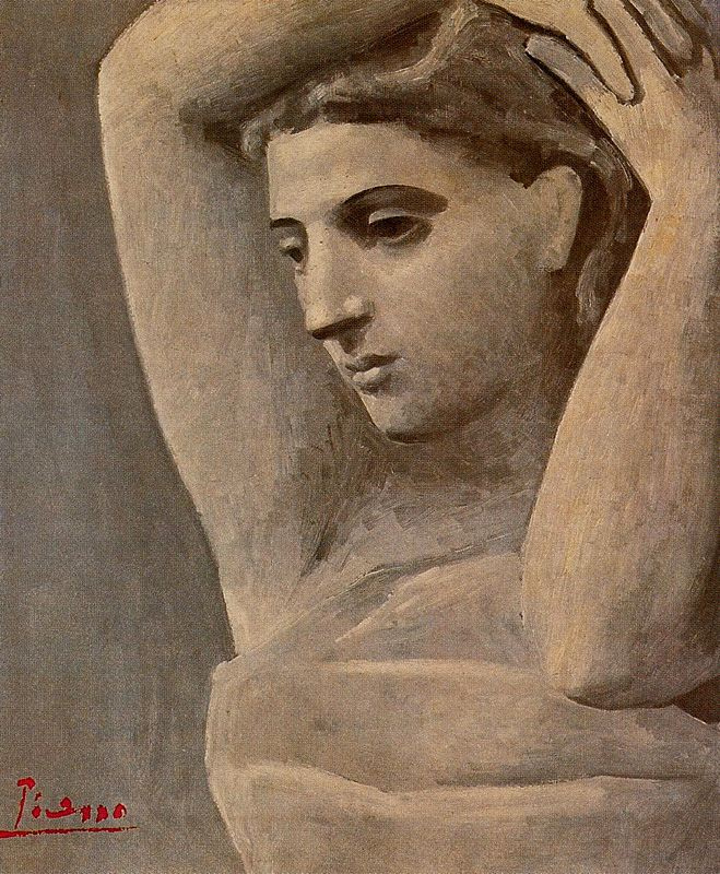 Пабло Пикассо. Портрет женщины с поднятыми руками