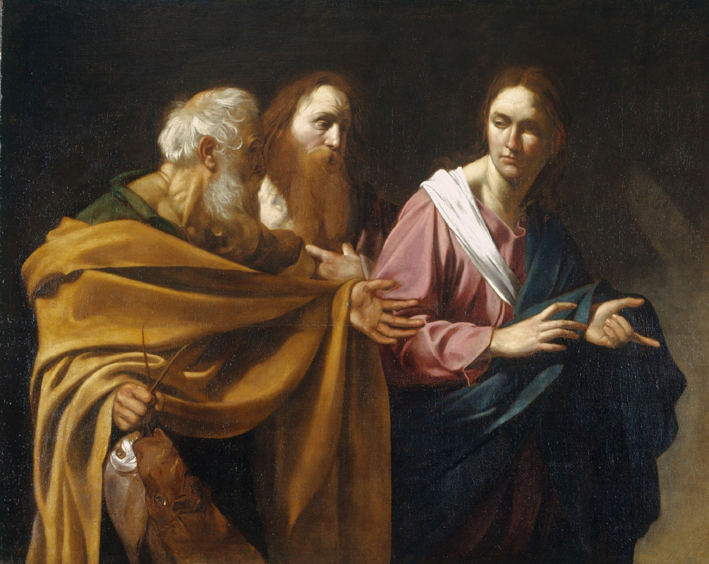 Микеланджело Меризи де Караваджо. Призвание святых Петра и Андрея