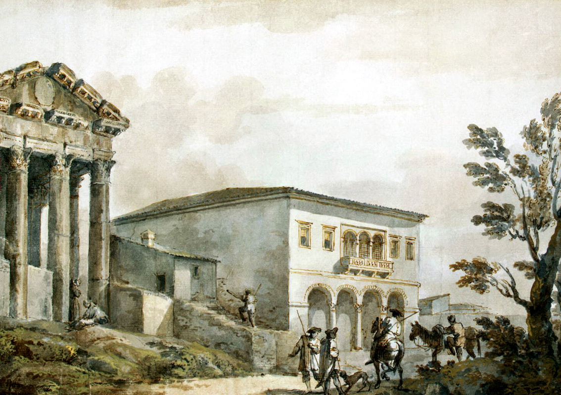 Шарль-Луи Клериссо. Храм Августа в Поле