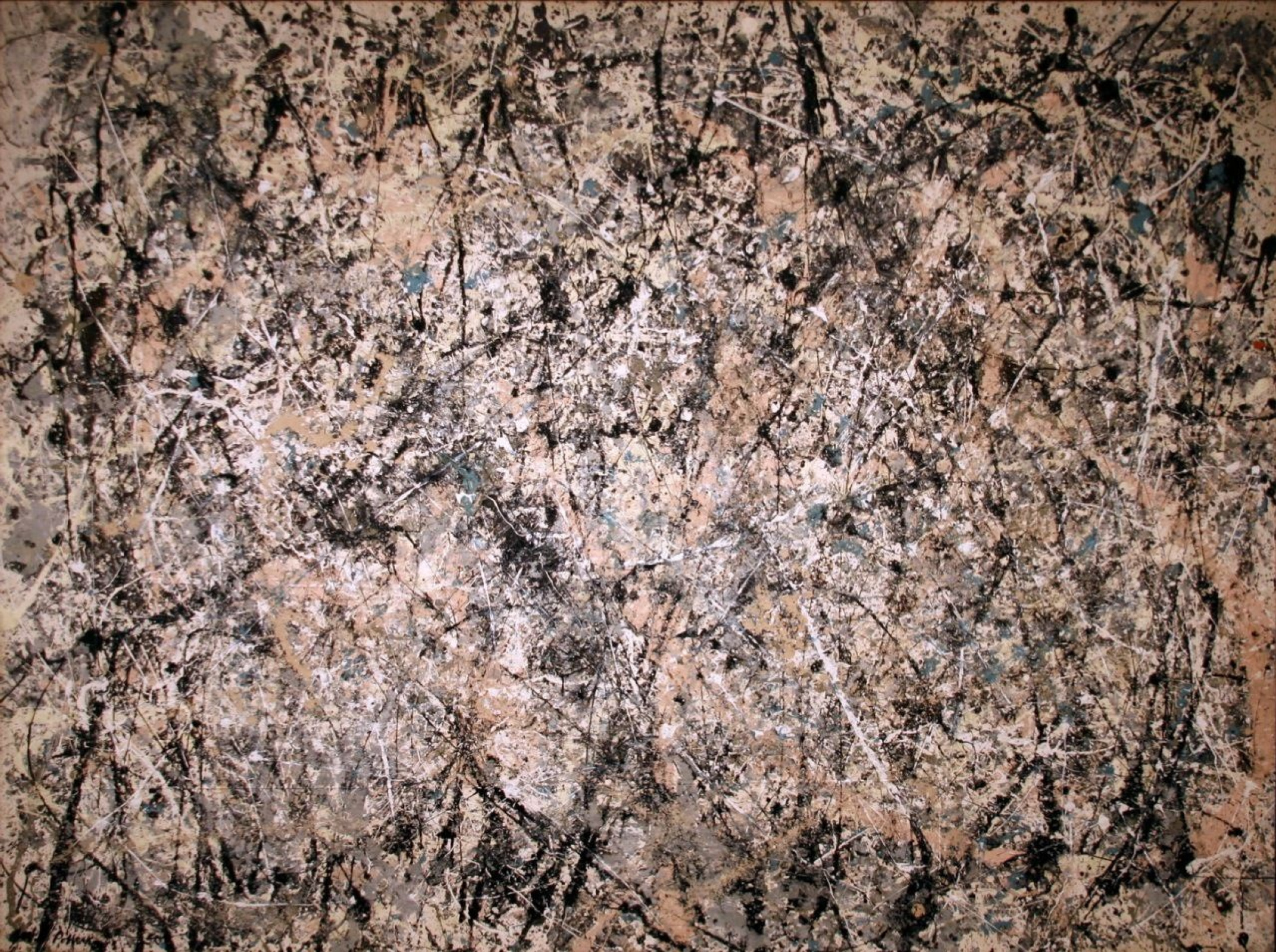 Джексон Поллок - Номер 1 (Лавандовый туман), 1950, 300×221 см: Описание  произведения | Артхив