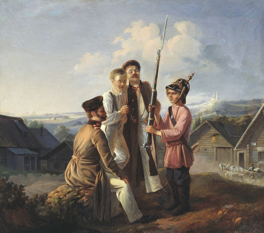 Богдан Павлович Виллевальде. Будущий воин. 1855