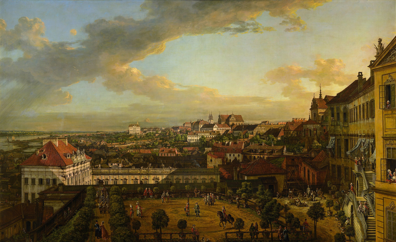 Бернардо Беллотто. Вид на Варшаву с террасы Королевского замка