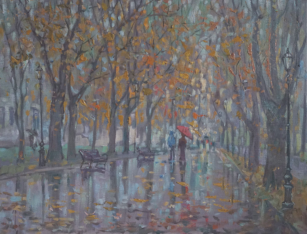 Александр Панюков. Осенний листопад Дождь